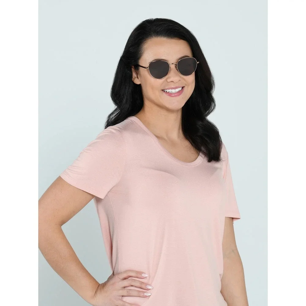 Foster Grant K10 Metal‎ Round Polarized Sunglasses